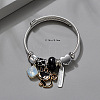 Adjustable Stainless Steel European Bangles FS-WGE9400-07-1