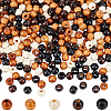 500Pcs 5 Colors Maple Wood Beads WOOD-GF0002-47-1