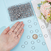 300Pcs 304 Stainless Steel Jump Rings STAS-ME0003-83-3