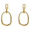 304 Stainless Steel Stud Dangle Earrings FS-WG15198-01-4