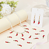 100Pcs Alloy Enamel Pendants FIND-UN0010-50-2