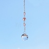 Crystal Glass Sun Catcher Pendant PW-WGA4FA9-07-1