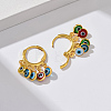 Fashionable Evil Eye Pendant Earrings for Women NL2443-3-1