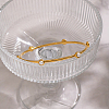 Chic 304 Stainless Steel Pave Pearl Bangles for Women LS-HT2221-1-1