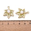 Alloy with ABS Imitation Pearl & Crystal Rhinestone & Acrylic Pendants PALLOY-Q466-04G-02-3