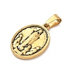 Religion 304 Stainless Steel Pendants STAS-H264-13A-AG-2