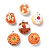 30Pcs 6 Styles Imitation Food Opaque Resin Pendants FIND-CJ0002-47-3