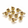 Tibetan Style Alloy Tube Bails LS-TIBEP-LFH251Y-AG-FF-1