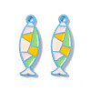 Alloy Enamel Pendants ENAM-D024-02B-2