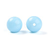 Opaque Solid Color Glass Beads GLAA-N007-10mm-A12-2