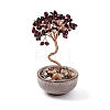 Natural Garnet Chips Tree Decorations DJEW-M012-02N-1