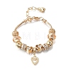 Alloy European Beads Charm Bracelets BJEW-F495-09G-2