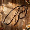 Natural Labradorite Bead Link Bracelets BJEW-WH20031-007A-4