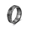 Viking Style Retro 304 Stainless Steel Finger Rings FS-WG40F7A-04-3