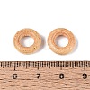 Natural Schima Wood European Beads WOOD-Q001-05A-02-3