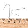 316 Surgical Stainless Steel Earring Hooks STAS-Z124-02B-P-3