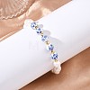 Natural Cultured Freshwater Pearl & Handmade Porcelain & Non-magnetic Synthetic Hematite Beaded Bracelets for Women BJEW-JB13964-2
