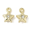 Alloy Rhinestone Pendants FIND-L025-05G-1