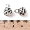 Tibetan Style Alloy Charms FIND-C060-066AS-3
