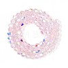 Transparent Glass Beads Strands LS-EGLA-N021-4mm-06-2