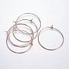 Brass Wine Glass Charm Rings Hoop Earrings X-EC067-4RG-1