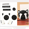 Shy Cat PU Leather Shoulder Bag Making Kits ANIM-PW0002-32B-3
