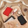 HOBBIESAY 4Pcs 2 Colors PU Leather Waist Bag with Zipper KBAG-HY0001-01-5