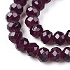 Baking Paint Imitation Jade Glass Bead Strands LS-DGLA-A034-J2MM-A02-3