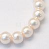 Baking Painted Pearlized Glass Pearl Round Bead Strands X-HY-Q330-8mm-41-2