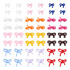 48Pcs 4 Styles Opaque Acrylic Beads OACR-TA0004-94A-2