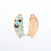 Aolly Enamel Pendants ENAM-WH0047-52G-A-1
