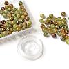 100Pcs 8mm Natural Green Garnet Round Beads DIY-LS0002-63-2