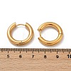 202 Stainless Steel Polishing Hoop Earrings EJEW-M106-02G-02-1-5