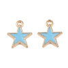 Alloy with Enamel Charms AL-CBA9C31-06G-A-1