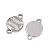 304 Stainless Steel Sports Ball Links Connector Charms STAS-Z203-10P-02-2