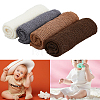 SUPERFINDINGS 4Pcs 4 Colors Polyester Elastic Baby Wrap Cloth Blanket Swaddle Fabrics DIY-FH0006-55-1