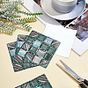Square PVC 3D Self Adhesive Mosaic Pattern Stickers DIY-WH0260-84D-2