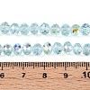 Transparent Glass Beads Strands EGLA-N016-6mm-01-4