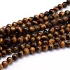 Natural Tiger Eye Beads Strands G-J303-11-4mm-1