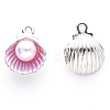 Alloy Enamel Charms ENAM-R059-03B-P-RS-2