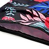 Flower & Leaf Print Polyester Zipper Book Covers AJEW-Z051-03B-3