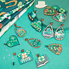 SUNNYCLUE Saint Patrick's Day DIY Earring Making Kit DIY-SC0024-06-4