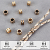 24Pcs 2 Colors Brass Beads FIND-AR0002-32-4