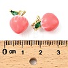 Fruit Brass Enamel Pendants KK-M324-04E-G-3