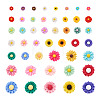 Craftdady 210Pcs 7 Style Resin Cabochons CRES-CD0001-02-9