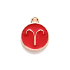 Alloy Enamel Pendants X-ENAM-S124-01A-07A-2