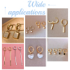 20Pcs 201 Stainless Steel Huggie Hoop Earring Findings STAS-UN0056-86-6