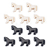 20Pcs 2 Colors Synthetic Turquoise Dyed Horse Beads G-TA0003-18A-2