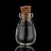 Oval Glass Bottle for Bead Containers X1-AJEW-R045-09-4