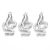 Tibetan Style Alloy Pendants X-TIBEP-Q088-002AS-RS-2